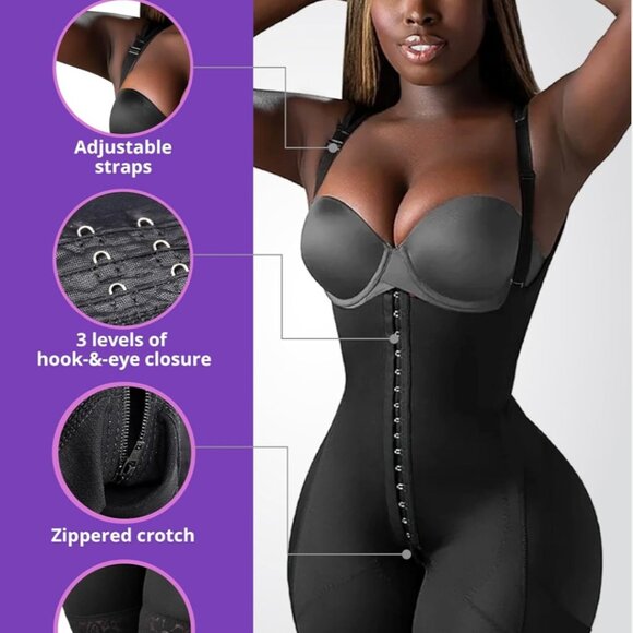 Snatched Body - Women's Stage 2 Faja Colombians Without Bra Shapewear - Picture 8 of 11